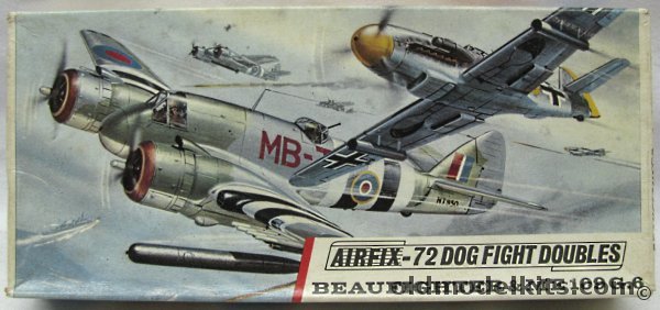 Airfix 1/72 Dog Fight Doubles - Bristol Beaufighter T.F.X and Bf-109G.6, D360F plastic model kit
